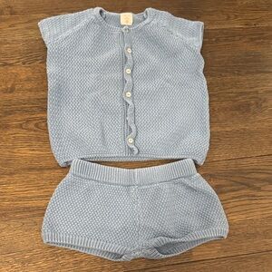 Analogie Blue Knit Baby Top